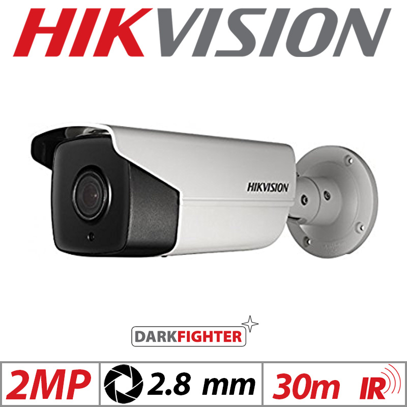 HIKVISION GRADE 1 ITEM 2MP DARKFIGHTER BULLET SMART INTELLIGENT BEHAVIOUR DETECTION MOTORISED VARIFOCAL 2.8-12MM CAMERA iDS-2CD6226FWD-IZS-B