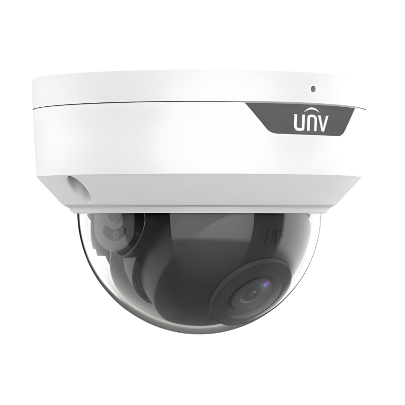 Uniview 5MP Vandal-Resistant Dome Network Camera – HD, Fixed, 2.8mm, White (IPC325LE-ADF28K-G)