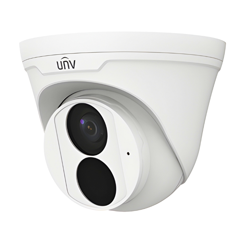 Uniview 8MP Fixed Dome Network Camera – IR, 2.8mm, White (IPC3618LB-ADF28K-G)