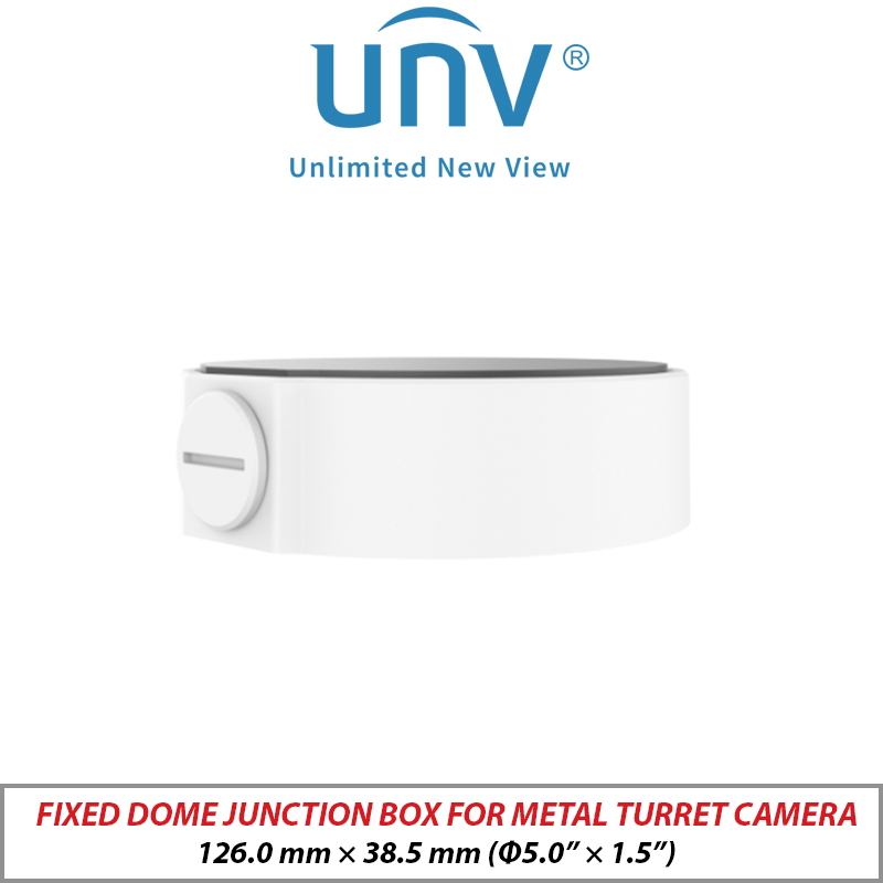 Uniview 4MP Thermal & Optical Network Camera – Dual-Spectrum, 2.6mm, White (TIC3612SA-F2-4F3AC-I1)