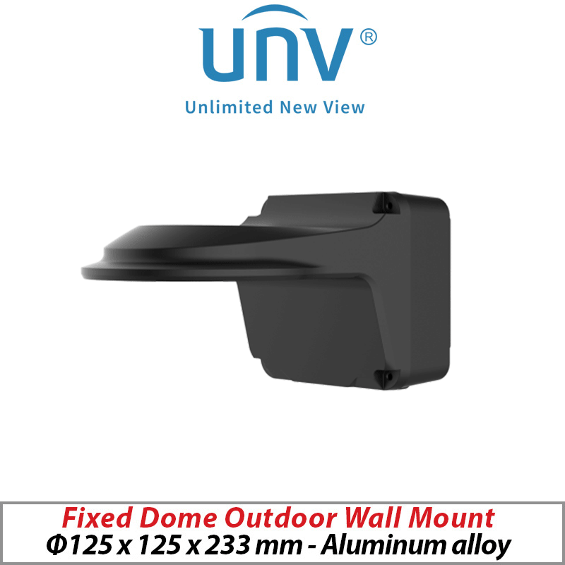 UNIVIEW 4MP FIXED DOME NETWORK CAMERA – COLORHUNTER, WISE-ISP, 2.8MM, BLACK IPC3524LE-ADF28K-WP-BLACK