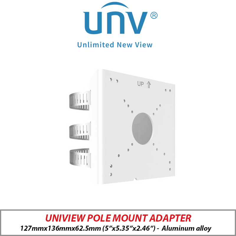 4MP Uniview ANPR Bullet Camera – Motorized Varifocal Lens, 8-32mm, White (PKC2640@Z80-IR-P)