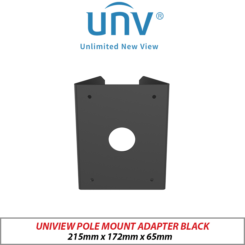 Uniview 4MP PTZ Camera – Lighthunter, 25X Zoom, AI, Black (IPC6424SR-X25-VF-BLACK)