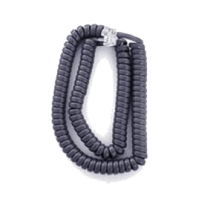 Fanvil-Curly Cord - H3/H5 BLACK